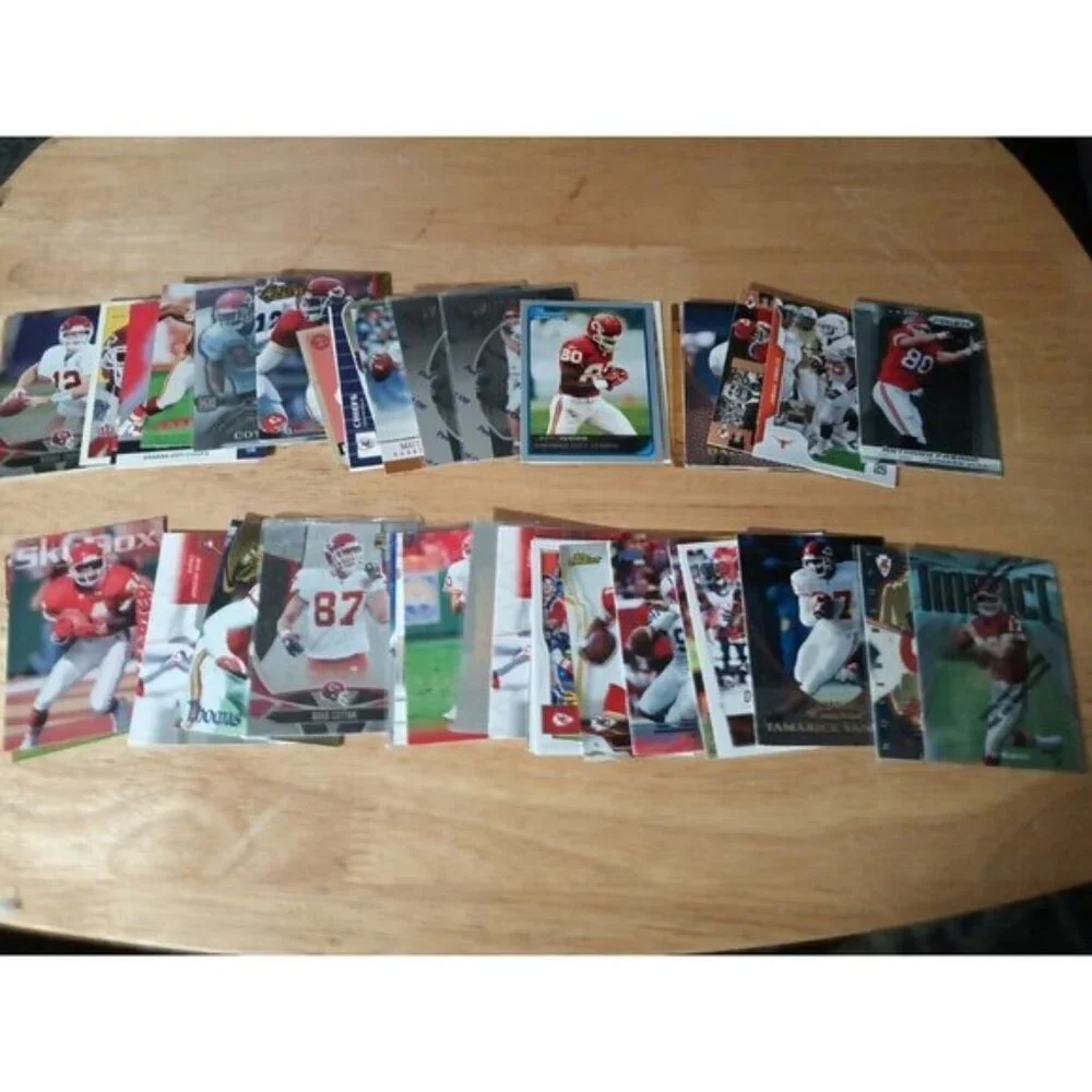 NFL Football 75 card lot  Kansas City Chiefs Legends Bell Thomas Lanier